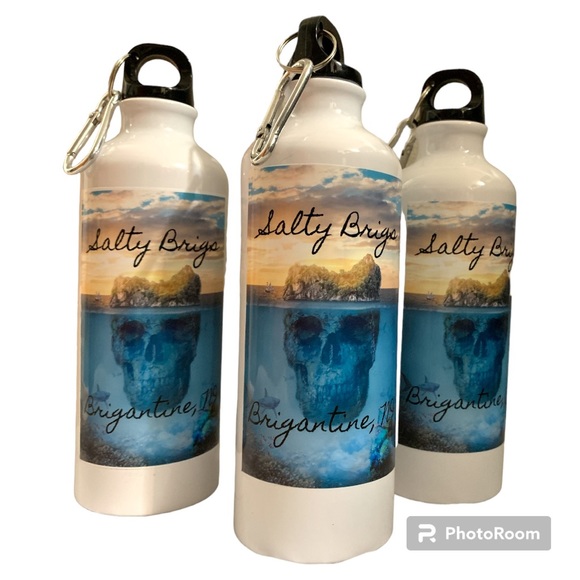 NWT The Salty Brigs, Brigantine, NJ Drawstring Back Pack - Blue - Picture 9 of 14